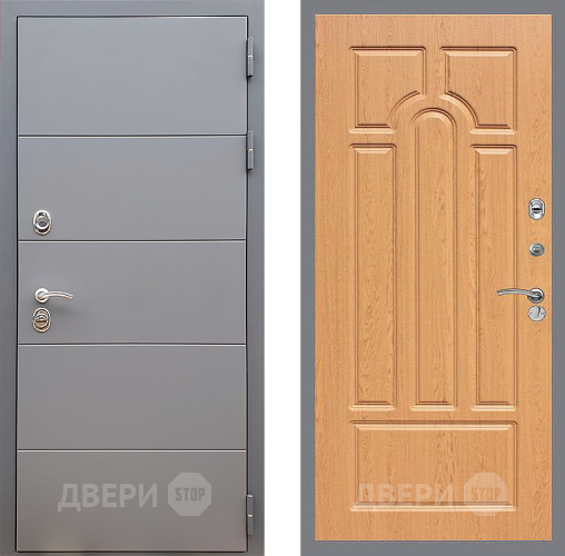 Дверь Стоп АРТ ГРАФИТ ФЛ-58 Дуб в Раменском