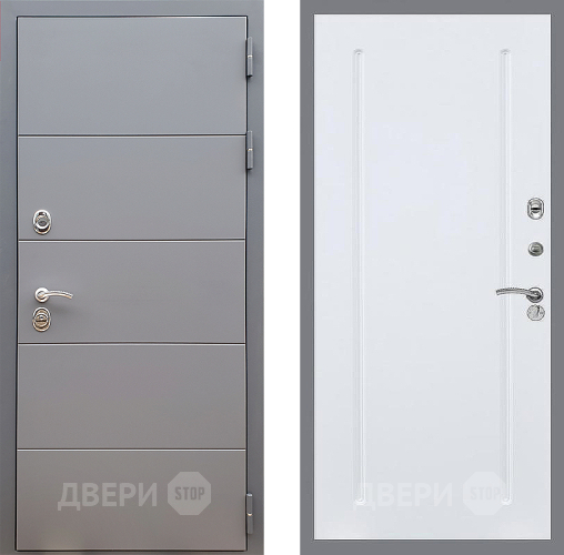 Дверь Стоп АРТ ГРАФИТ ФЛ-68 Силк Сноу в Раменском