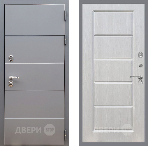 Входная металлическая Дверь Стоп АРТ ГРАФИТ ФЛ-39 Лиственница беж в Раменском