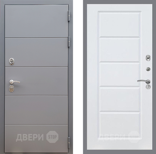 Дверь Стоп АРТ ГРАФИТ ФЛ-39 Силк Сноу в Раменском