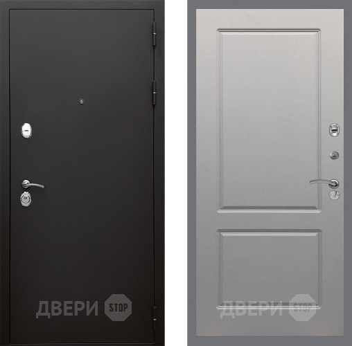 Входная металлическая Дверь Стоп КЛАССИК Шагрень ФЛ-117 Грей софт в Раменском