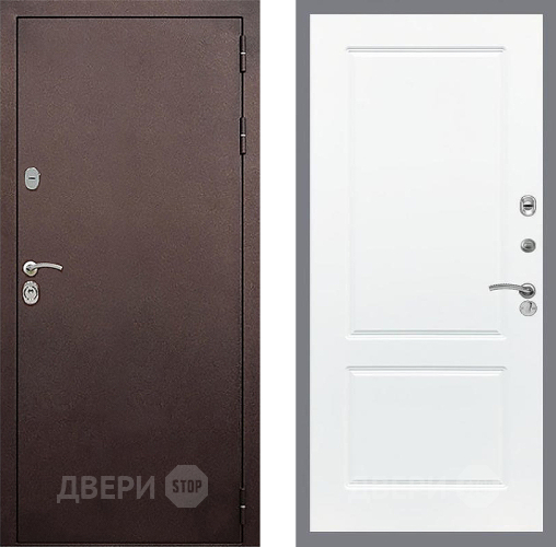 Входная металлическая Дверь Стоп КЛАССИК Медь ФЛ-117 Силк Сноу в Раменском
