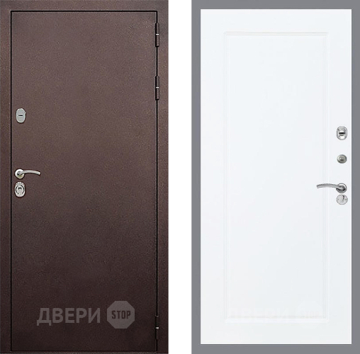 Дверь Стоп КЛАССИК Медь ФЛ-119 Силк Сноу в Раменском