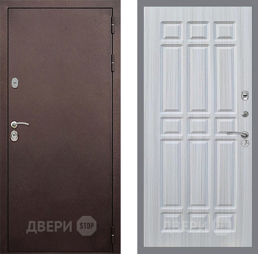 Дверь Стоп КЛАССИК Медь ФЛ-33 Сандал белый в Раменском