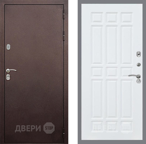 Входная металлическая Дверь Стоп КЛАССИК Медь ФЛ-33 Силк Сноу в Раменском
