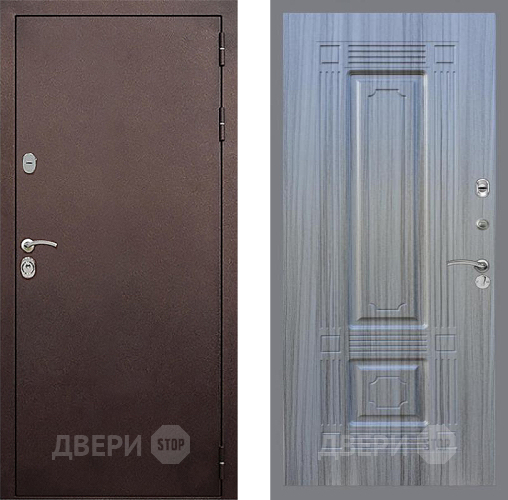 Дверь Стоп КЛАССИК Медь ФЛ-2 Сандал грей в Раменском