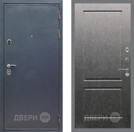 Дверь Стоп СИЛЬВЕР ФЛ-117 Штукатурка графит в Раменском