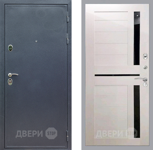 Входная металлическая Дверь Стоп СИЛЬВЕР СБ-18 Лиственница беж в Раменском