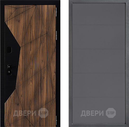 Дверь Дверной континент ДК-11 ФЛ-649 Графит софт в Раменском