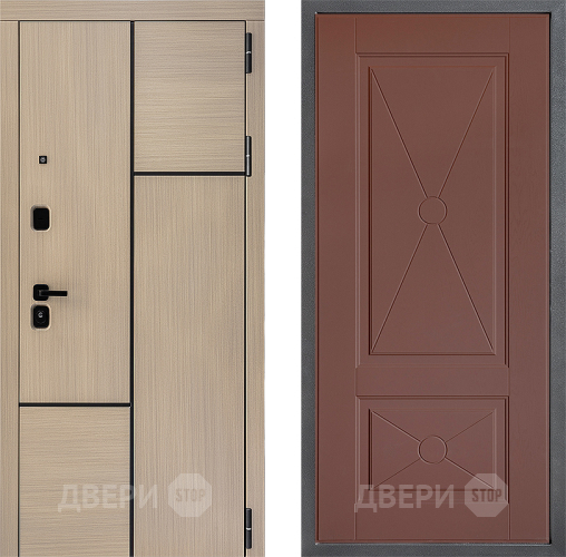 Дверь Дверной континент ДК-14 ФЛ-617 Ясень шоколадный в Раменском