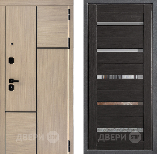 Входная металлическая Дверь Дверной континент ДК-14 ФЛ-47 Венге в Раменском