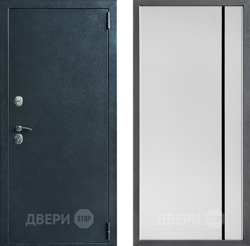 Дверь Дверной континент ДК-70 Дизайн ФЛ-757 Черное Стекло Софт милк в Раменском