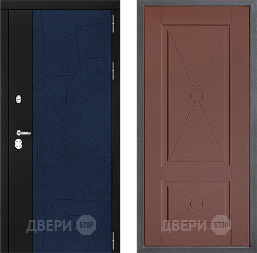 Дверь Дверной континент ДК-9 ФЛ-617 Ясень шоколадный в Раменском