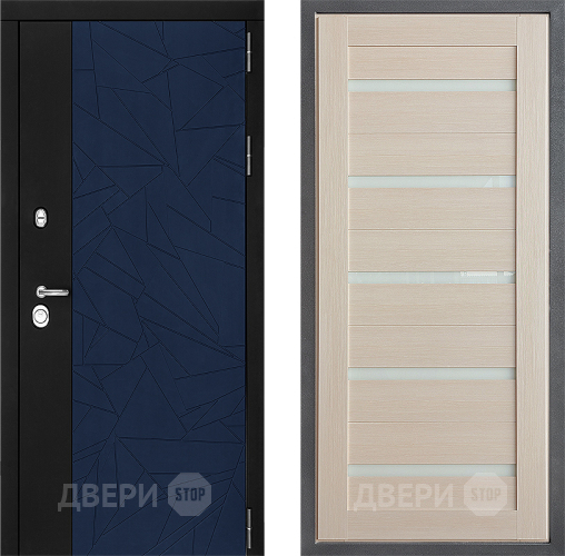 Входная металлическая Дверь Дверной континент ДК-9 ФЛ-47 Лиственница белая в Раменском