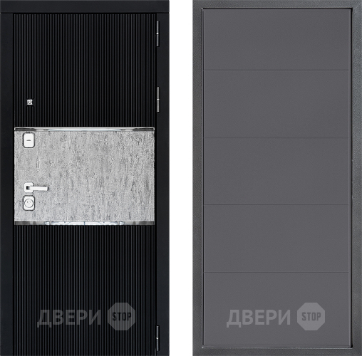 Дверь Дверной континент ДК-13 ФЛ-649 Графит софт в Раменском