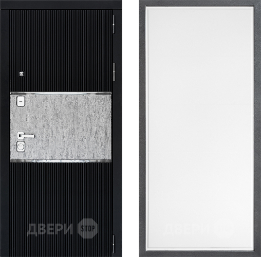 Входная металлическая Дверь Дверной континент ДК-13 ФЛ-649 Белый софт в Раменском