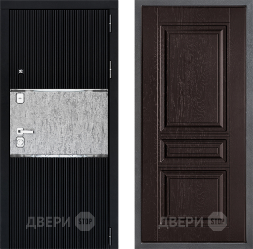 Дверь Дверной континент ДК-13 ФЛ-243 Дуб шоколадный в Раменском