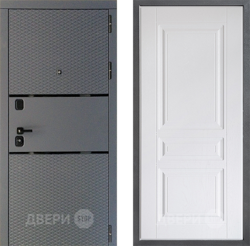 Дверь Дверной континент Диамант Дизайн ФЛ-243 Альберо Браш серебро в Раменском