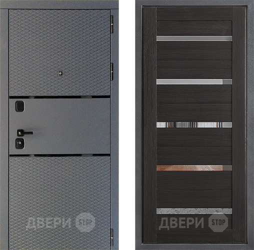 Входная металлическая Дверь Дверной континент Диамант Дизайн ФЛ-47 Венге в Раменском