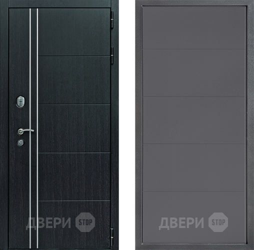 Дверь Дверной континент Теплолюкс Дизайн ФЛ-649 Графит софт в Раменском