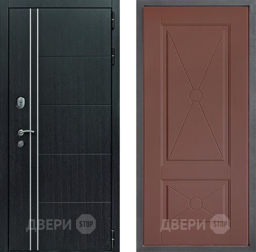 Дверь Дверной континент Теплолюкс Дизайн ФЛ-617 Ясень шоколадный в Раменском