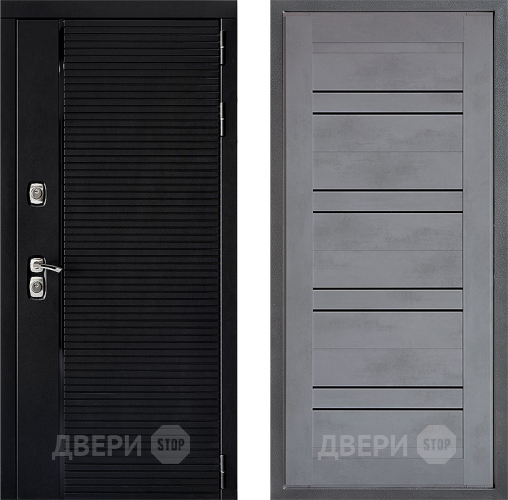 Дверь Дверной континент ДК-1 ФЛ-49 Бетон серый в Раменском