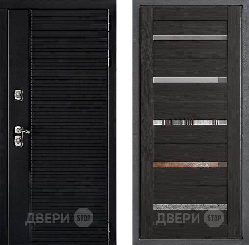 Входная металлическая Дверь Дверной континент ДК-1 ФЛ-47 Венге в Раменском