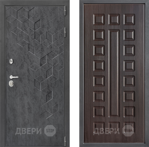 Входная металлическая Дверь Дверной континент ДК-3/713 ФЛ-183 Венге в Раменском