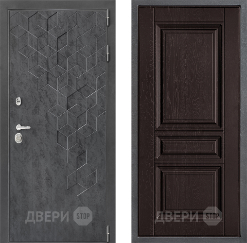 Дверь Дверной континент ДК-3/713 ФЛ-243 Дуб шоколадный в Раменском
