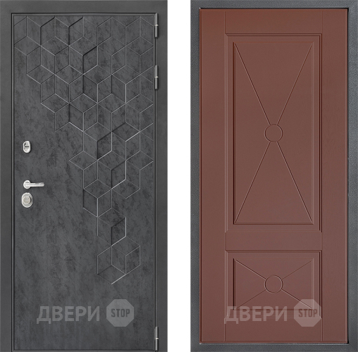 Дверь Дверной континент ДК-3/713 ФЛ-617 Ясень шоколадный в Раменском