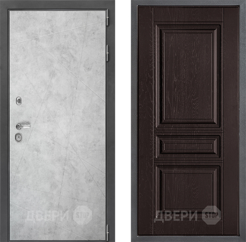 Дверь Дверной континент ДК-3/743 ФЛ-243 Дуб шоколадный в Раменском