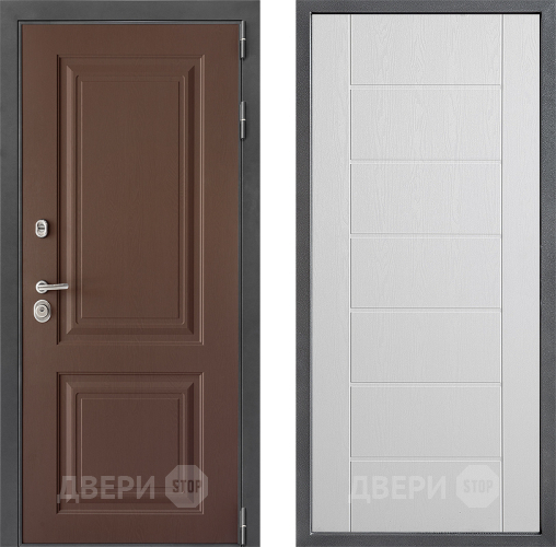 Дверь Дверной континент ДК-3/729 ФЛ-Лайн Белое дерево в Раменском