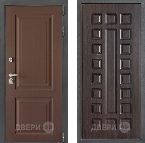 Входная металлическая Дверь Дверной континент ДК-3/729 ФЛ-183 Венге в Раменском