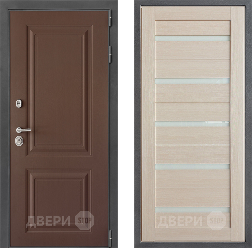 Дверь Дверной континент ДК-3/729 ФЛ-47 Капучино в Раменском