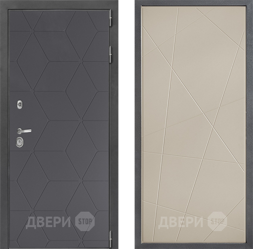 Входная металлическая Дверь Дверной континент ДК-3/744 ФЛ-655 Капучино в Раменском