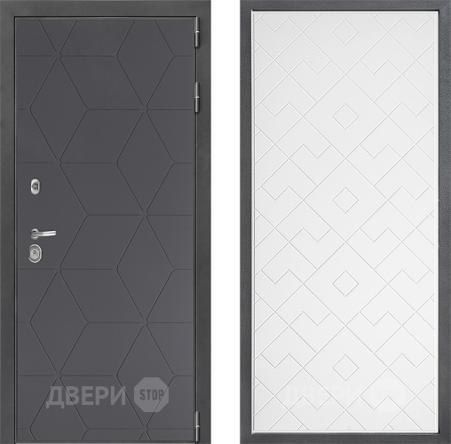 Дверь Дверной континент ДК-3/744 ФЛ-Тиффани Белый софт в Раменском