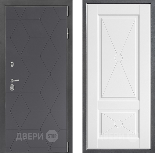 Входная металлическая Дверь Дверной континент ДК-3/744 ФЛ-617 Софт милк в Раменском