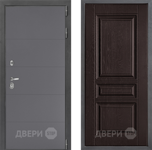 Дверь Дверной континент ДК-3/649 ФЛ-243 Дуб шоколадный в Раменском