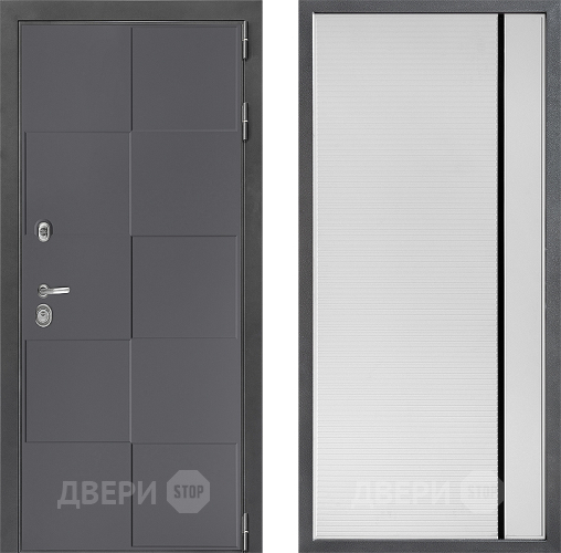Дверь Дверной континент ДК-3/606 ФЛ-757 Черное Стекло Софт милк в Раменском