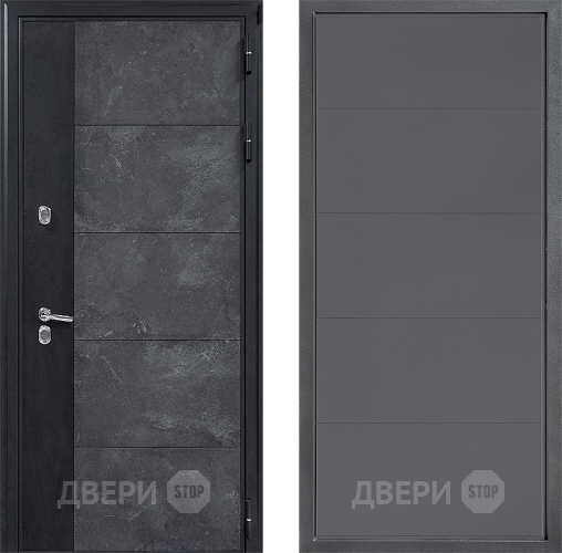 Дверь Дверной континент ДК-15 Бетон ТЕРМО ФЛ-649 Графит софт в Раменском