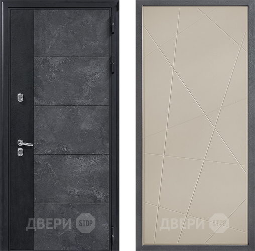 Дверь Дверной континент ДК-15 Бетон ТЕРМО ФЛ-655 Капучино в Раменском