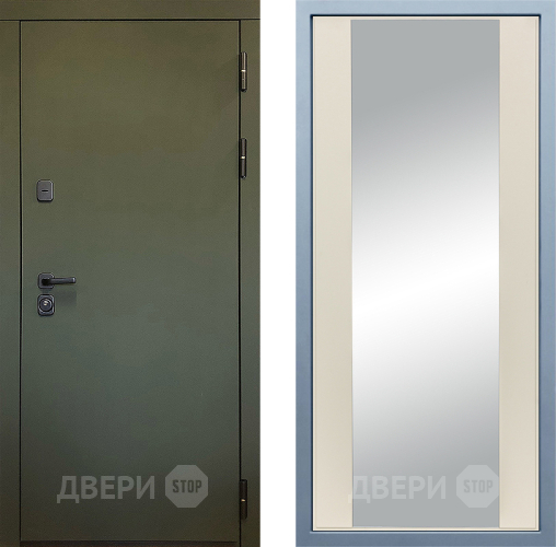Входная металлическая Дверь Дива МД-61 Д-15 Зеркало Шампань в Раменском