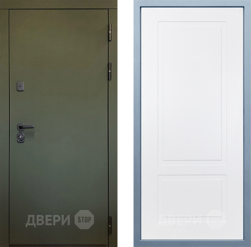 Входная металлическая Дверь Дива МД-61 Н-7 Белый в Раменском