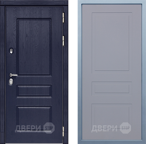 Входная металлическая Дверь Дива МД-45 Н-13 Силк Маус в Раменском