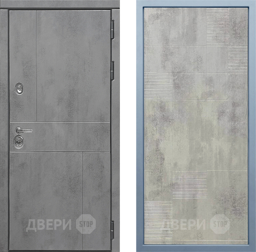 Дверь Дива МД-48 Д-4 Бетон темный в Раменском
