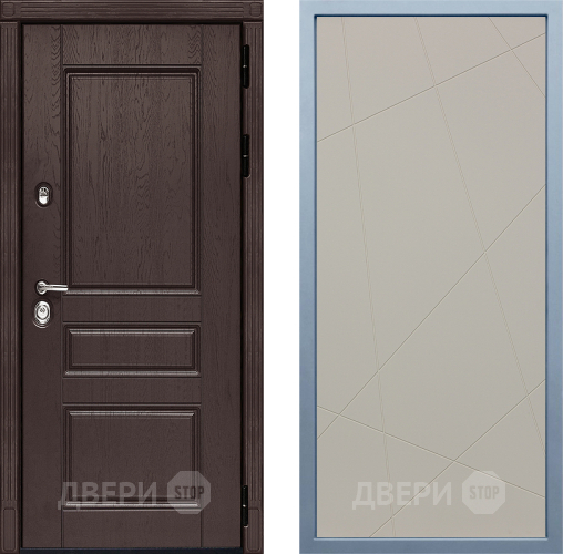 Входная металлическая Дверь Дива МД-90 Д-11 Шампань в Раменском