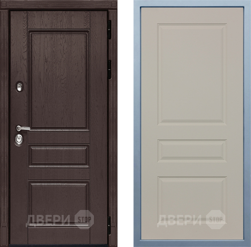 Входная металлическая Дверь Дива МД-90 Д-13 Шампань в Раменском