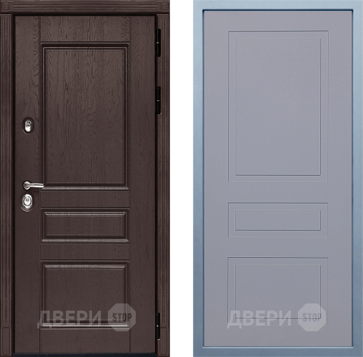 Входная металлическая Дверь Дива МД-90 Н-13 Силк Маус в Раменском
