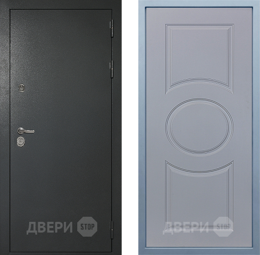 Входная металлическая Дверь Дива МД-40 Титан Д-8 Силк Маус в Раменском