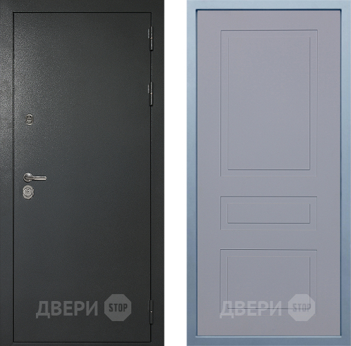 Входная металлическая Дверь Дива МД-40 Титан Н-13 Силк Маус в Раменском